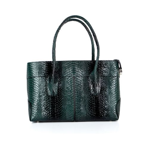 сумка женская/крокодил зеленый 972-2